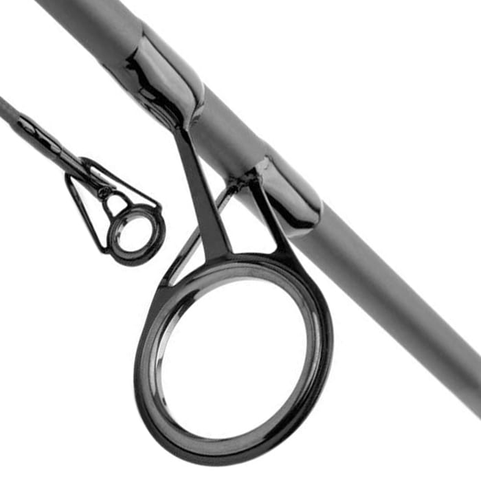 Daiwa Black Widow Extending Carp Fishing Rods Close Up Guides