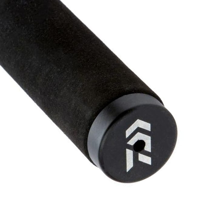 Daiwa Black Widow Extending Carp Fishing Rods Close Up Butt End