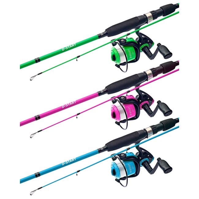 Daiwa D-Start Rod & Reel Combo - Pink