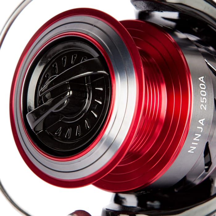 Vibrant Red Ninja Close Up