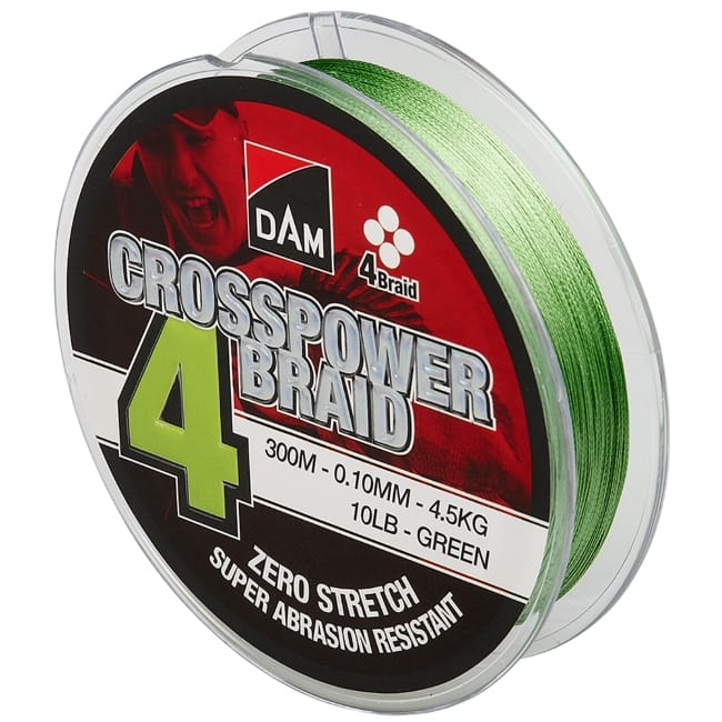 DAM Crosspower Green 4-Braid 300m