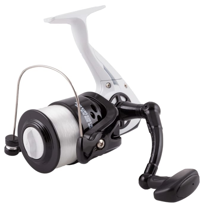 dam fighter pro combo t-spin Quick Metal Spin Reel - Spin Reel - Size 2000 to 6000 - Includes Spare Spool + Lucky Charm, Black , 3000er / 330 FD Red De Pesca Dam Fighter