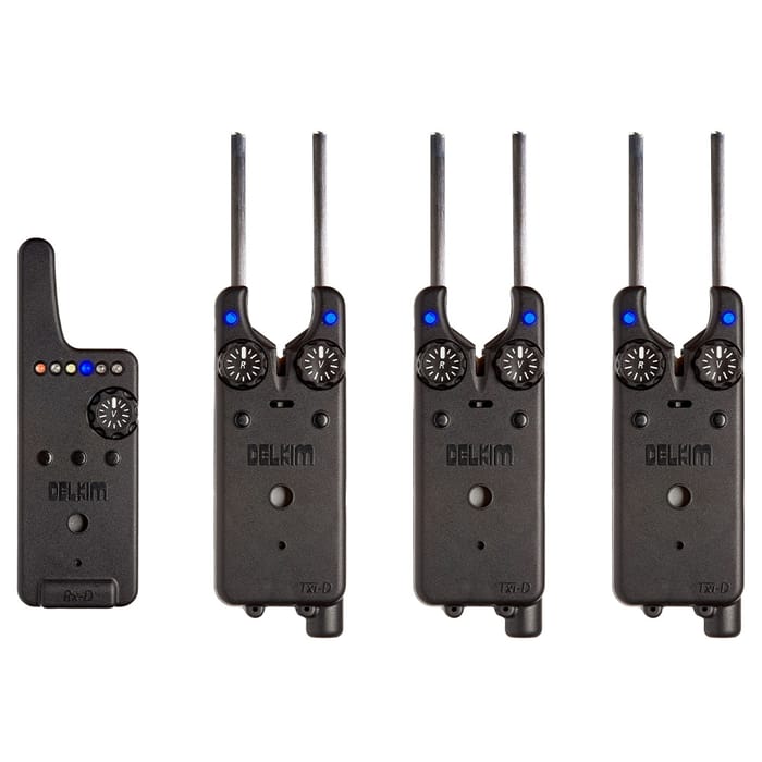 Delkim TXI-D Bite Alarm Presentation Set Blue