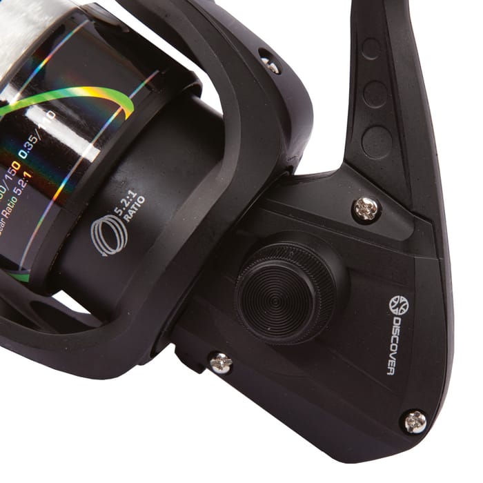 Discover Tele Spin Fishing Rod & Reel Combo Reel Close Up 3
