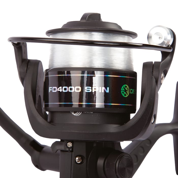Discover Tele Spin Fishing Rod & Reel Combo Reel Close Up 4