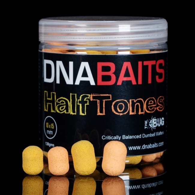 DNA Baits Half Tones Dumbell Wafters Yellow / Orange - The Bug