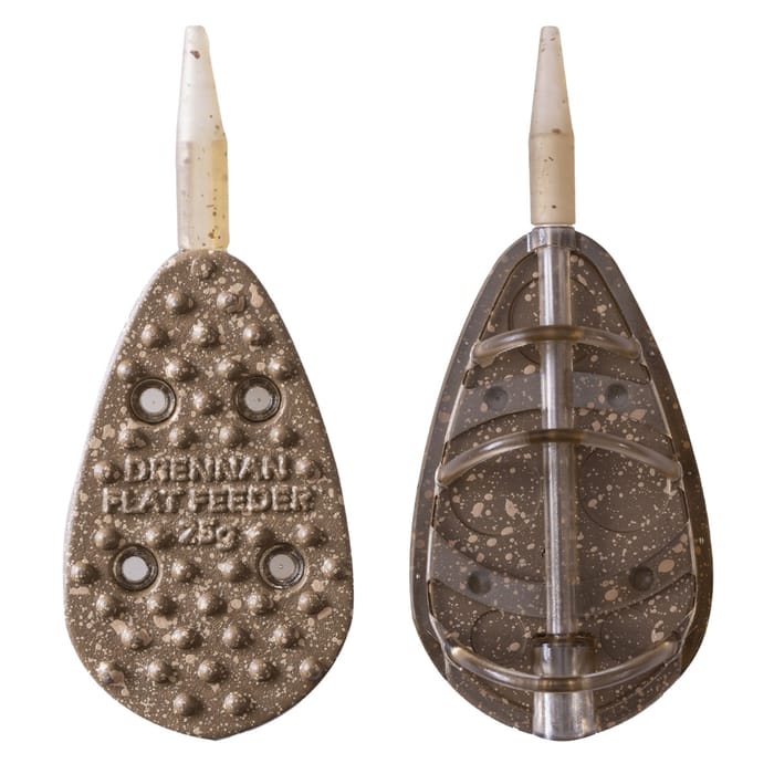 Drennan In Line Flat Method Fishing Feeder With Mould 25g Heavy