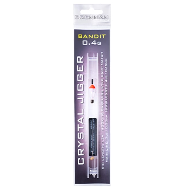 Drennan Crystal Jigger Bandit Rigs 0.4g