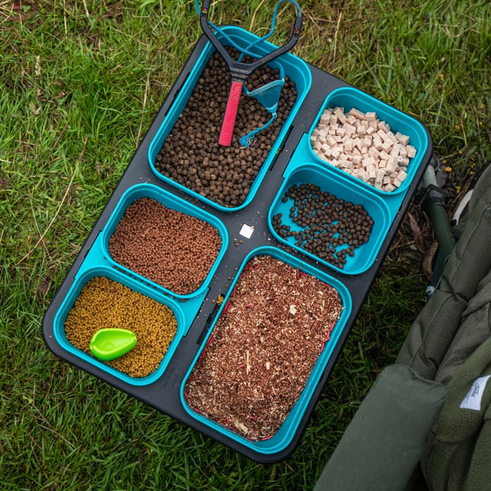Drennan DMS Adjustable Bait Waiter Large In Use 