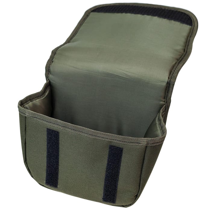 Drennan Specialist Fishing Reel Pouch Close Up Open