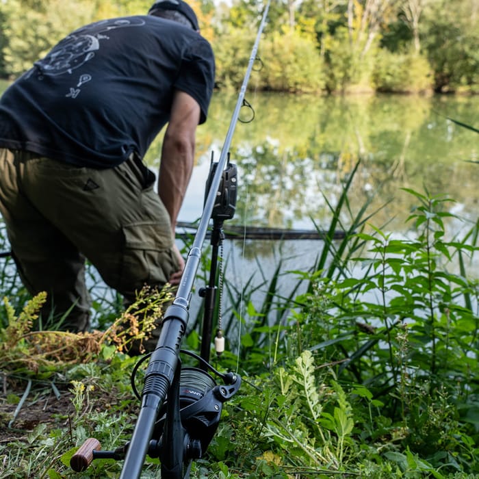 Advanta Retractable Carp Fishing Rod In Use 8
