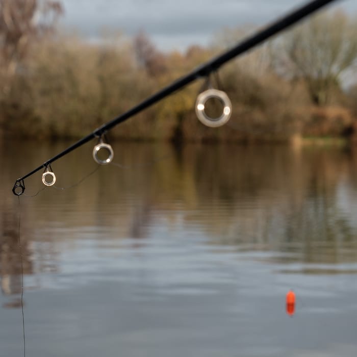PikePro P200 Multi Range Pike Rod - Cork Handle In Use 3