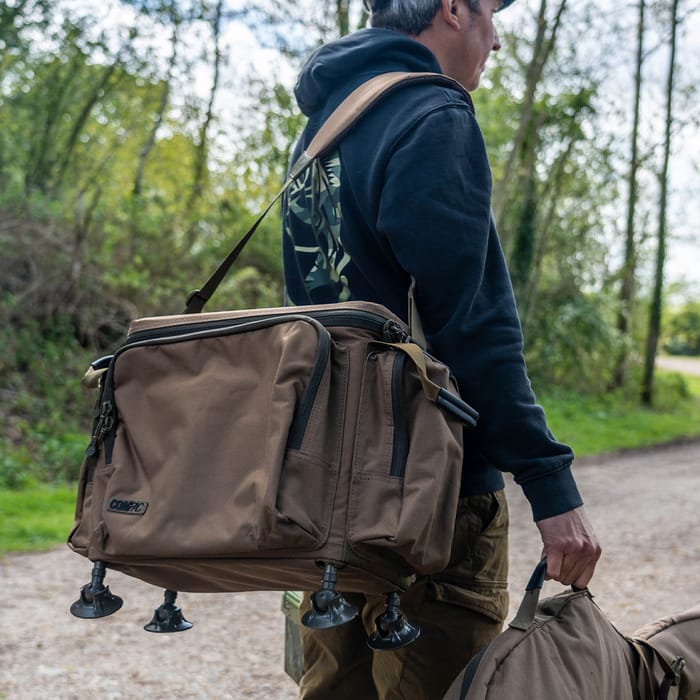 Korda Compac Small Framed Fishing Carryall In Use 1