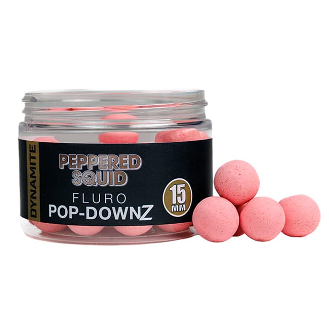 Dynamite Baits Fluro Pop-DownZ - Peppered Squid