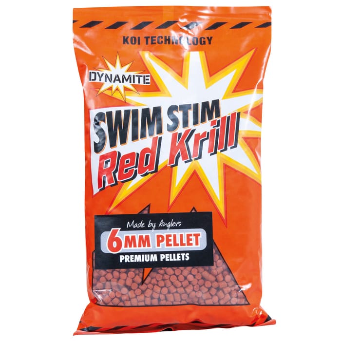 Dynamite Baits Swim Stim Red Krill Carp Pellets 2
