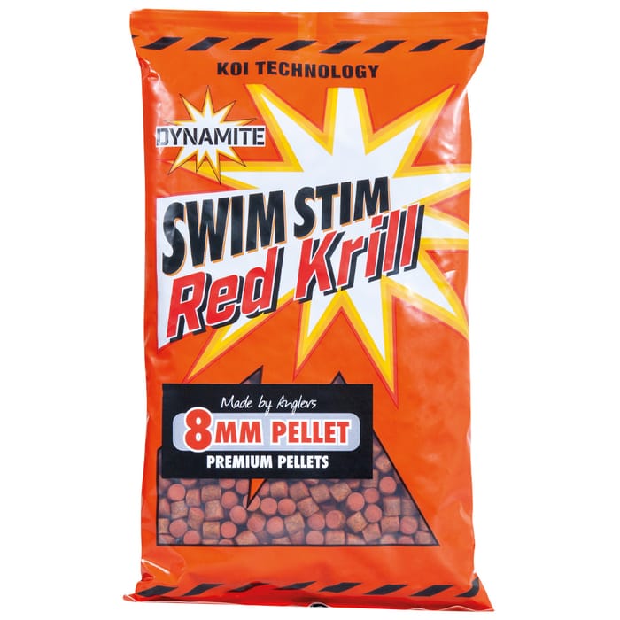 Dynamite Baits Swim Stim Red Krill Carp Pellets 3