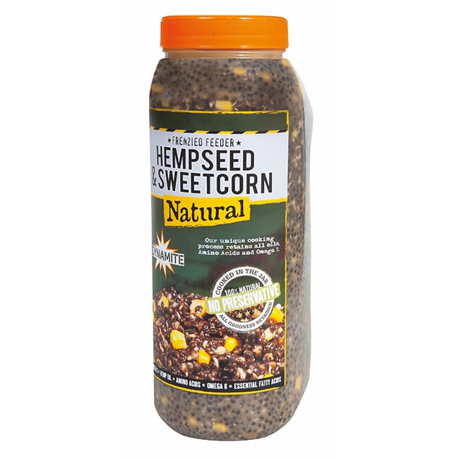 Dynamite Baits Frenzied Jar 2.5L - Hempseed & Sweetcorn