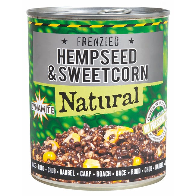 Dynamite Baits Frenzied Can 700g - Hempseed & Sweetcorn