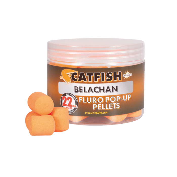 Dynamite Baits Catfish Fluro Belachan Pop Ups 22mm