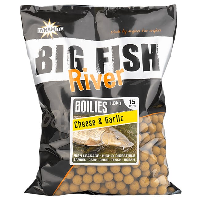 Dynamite Baits Big Fish River Boilies - Cheese & Garlic Boilies