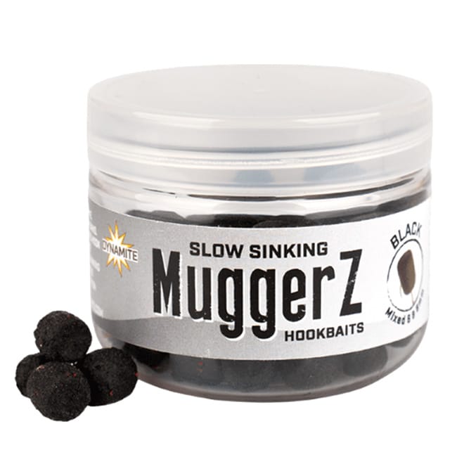 Dynamite Baits Slow Sinking MuggerZ Hookbaits Fishmeal - Black