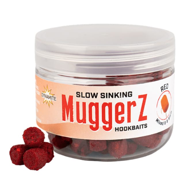 Dynamite Baits Slow Sinking MuggerZ Hookbaits Fishmeal - Red