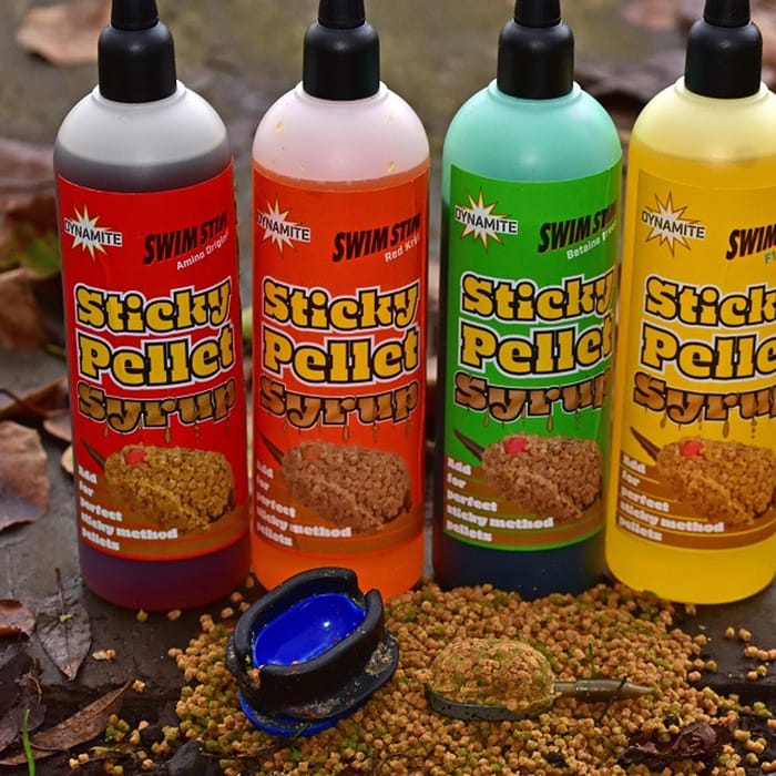 Dynamite Swim Stim Sticky Pellet Syrup In Use 2