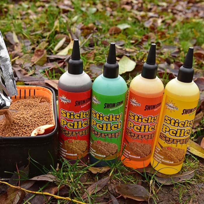 Dynamite Swim Stim Sticky Pellet Syrup In Use 4
