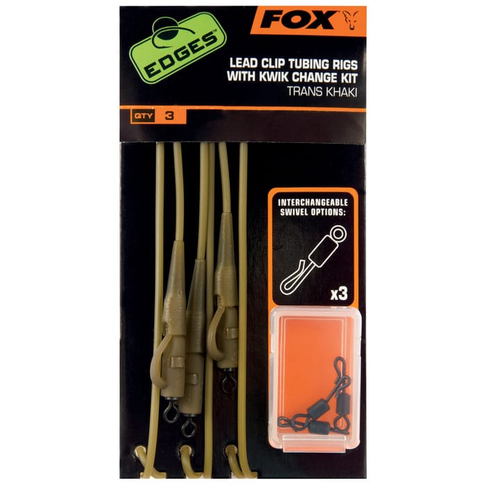 Fox Edges Lead Clip Tubing Fishing Rig