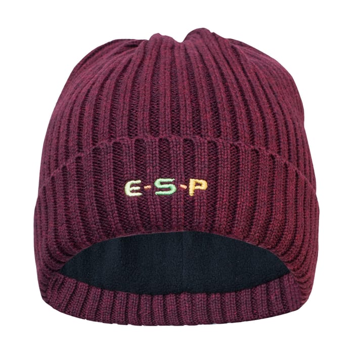 ESP Knitted Head Case Fishing Hat Maroon Front