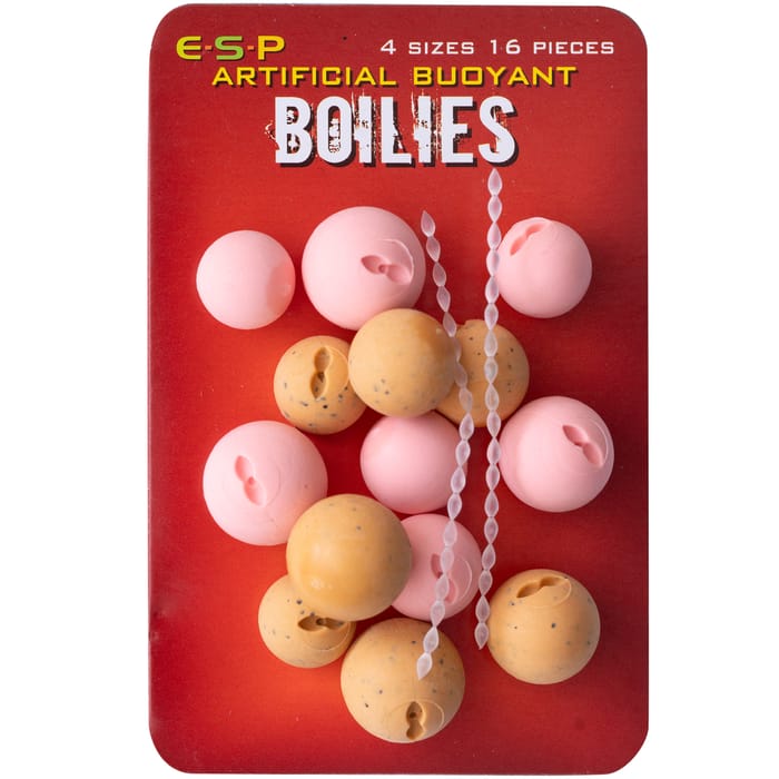 ESP Artificial Buoyant Boilies Natural Range Nut Mix / Washed Out Pink