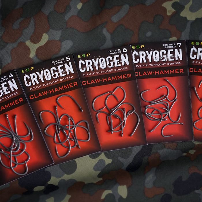 ESP Cryogen Claw Hammer Fishing Hooks Sizes