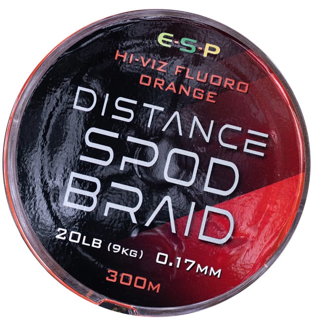 ESP Distance Spod Braid 300m Hi-Viz Fluoro Ornage