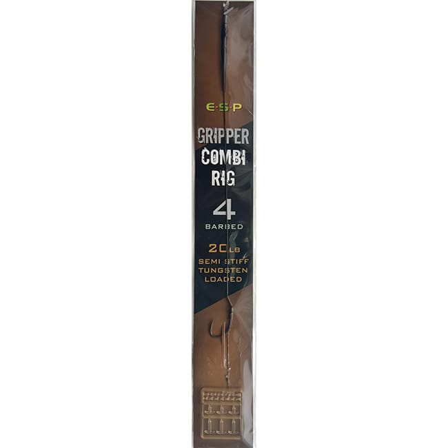 ESP Gripper Combi Rig Barbed - Brown