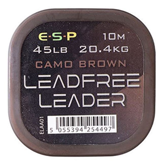 ESP Lead Free Leader 10m - Camo Brown