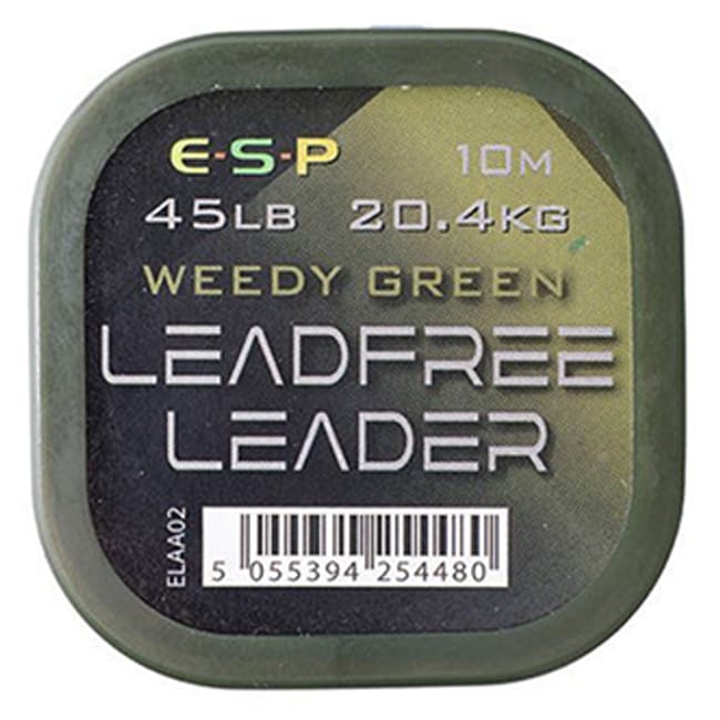 ESP Lead Free Leader 10m - Weedy Green