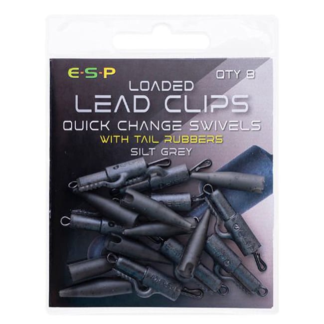 ESP Loaded Lead Clip QCS - Silt Grey