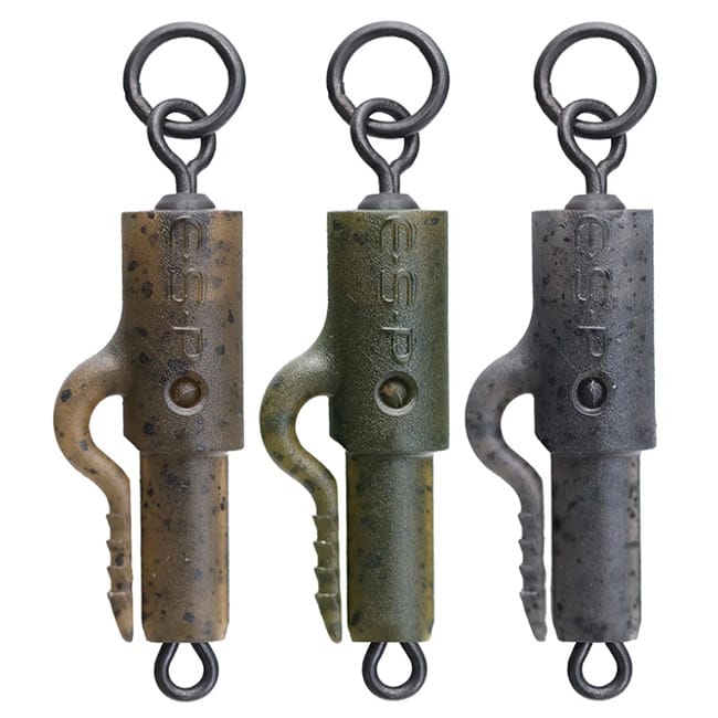 ESP Loaded Lead Clips - Uni-Link Swivels Inc Tail Rubbers