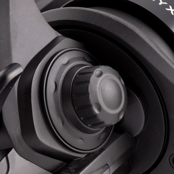 ESP Onyx Compact Big Pit Reel Close Up 2