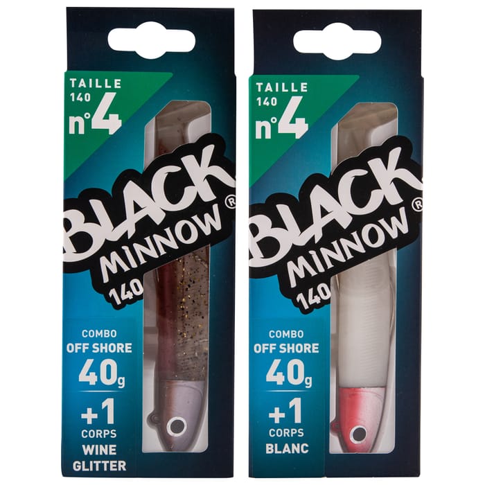 Fiiish Black Minnow Combo Off Shore 14cm Packaging 