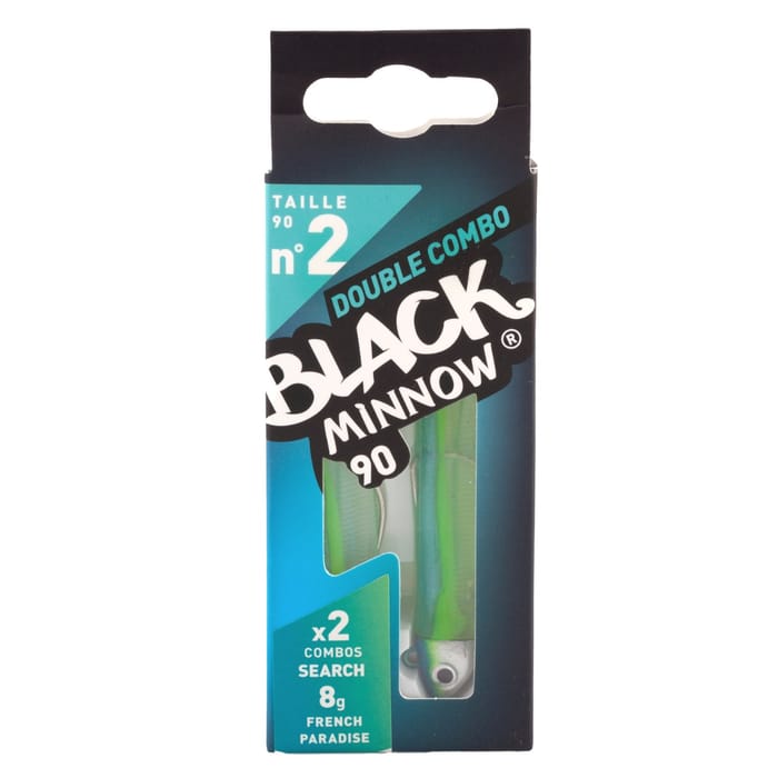 Fiiish Black Minnow Double Combo Search 90mm, Weight: 8g, Colour: French Paradise