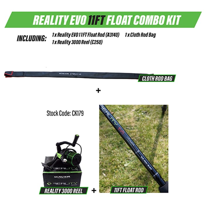 Maver Reality EVO Float Rod & Reel Combo Kit 1