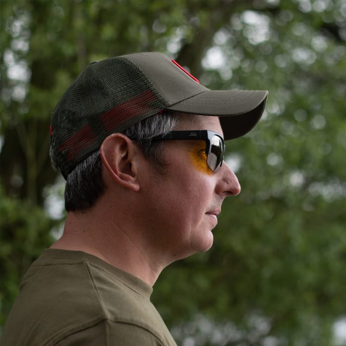 Fortis Bays LITE Amber AM PM Fishing Sunglasses In Use 1