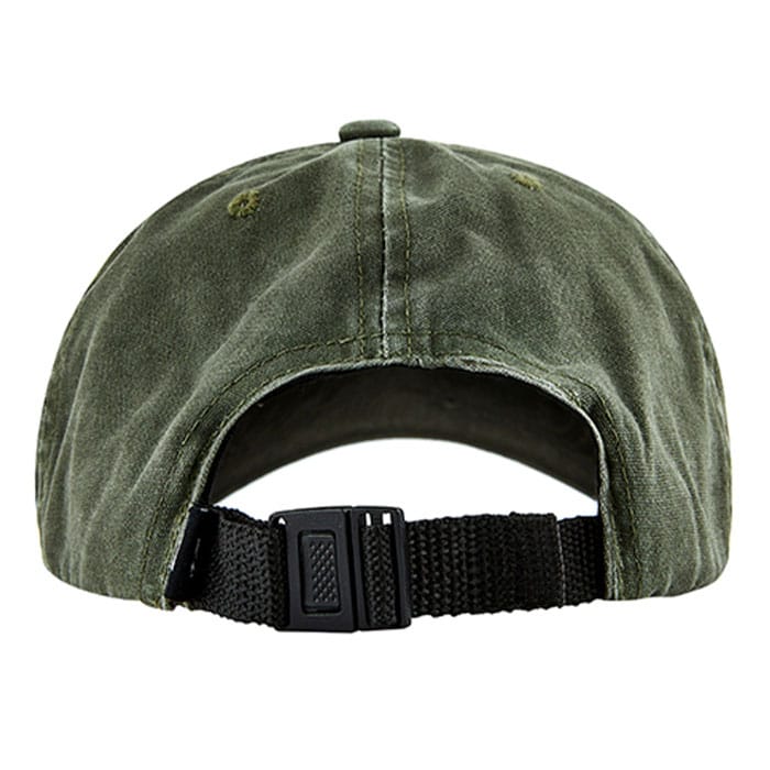Fortis Olive 6 Panel F Fishing Cap Back