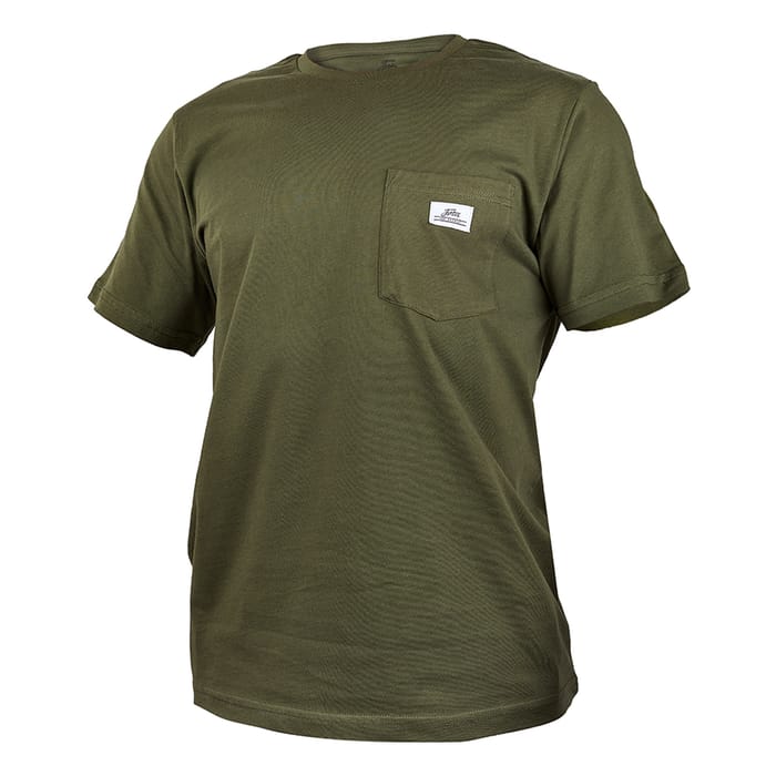 Fortis Minimal Pocket Olive Fishing T-Shirt