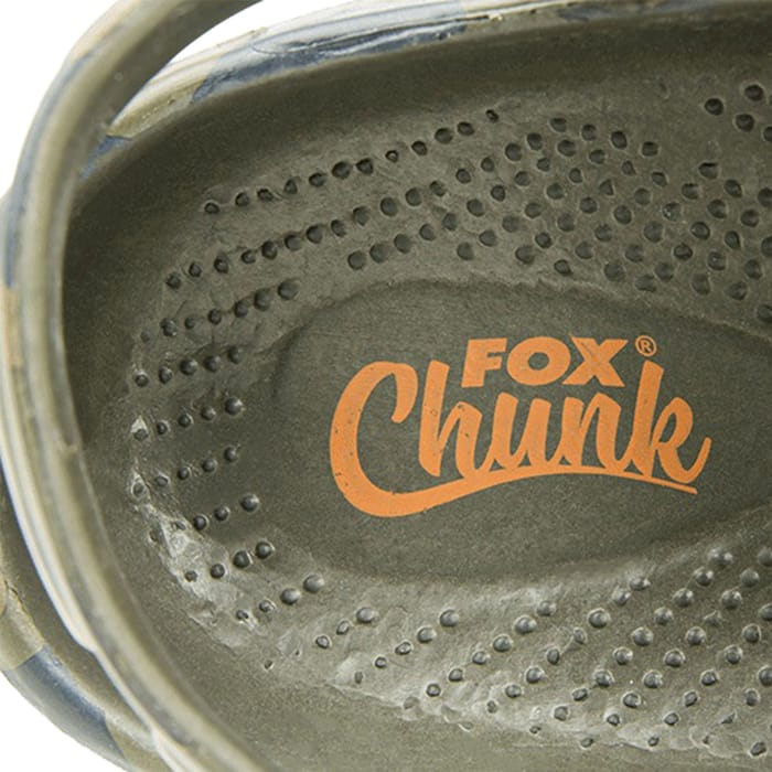 Fox Chunk Camo Clogs Close Ups 1
