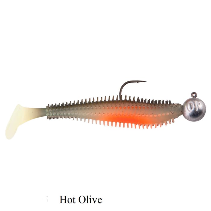 Fox Rage Spikey Shad Loaded Hot Olive