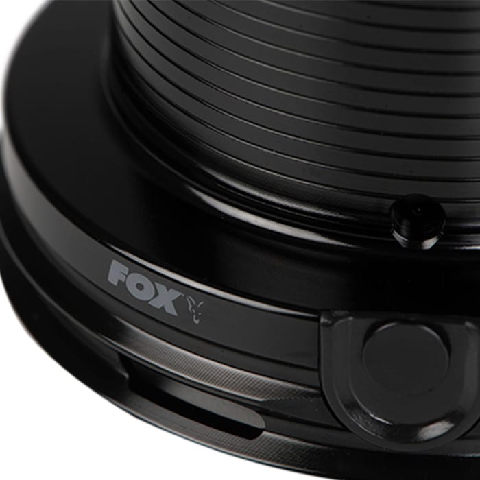 Fox 12000 XC Spare Spool Standard Logo Detail