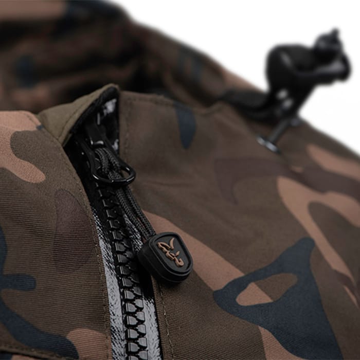 Fox Aquos Tri Layer 3/4 Fishing Jacket Close Up 1