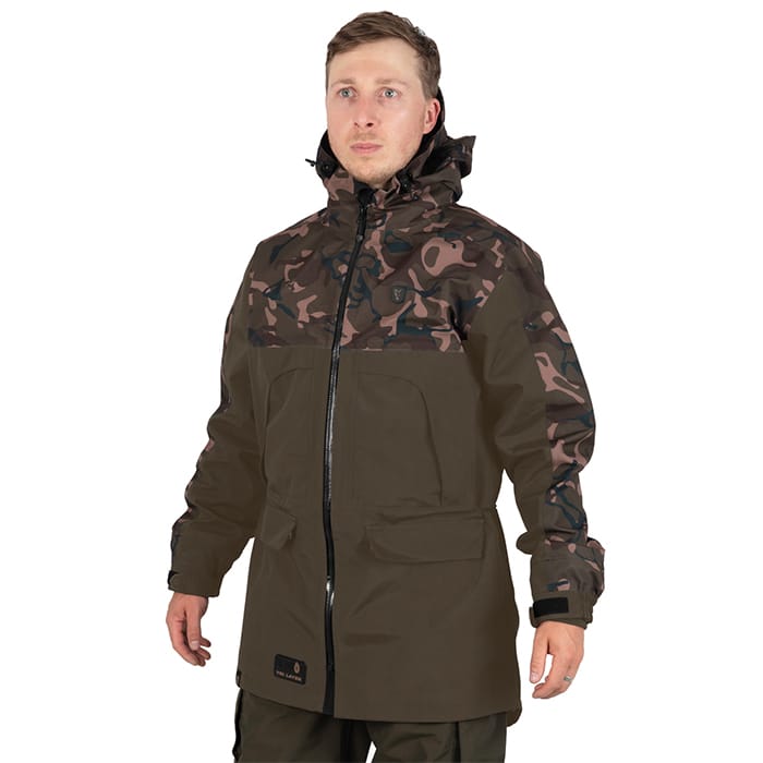 Fox Aquos Tri Layer 3/4 Fishing Jacket In Use